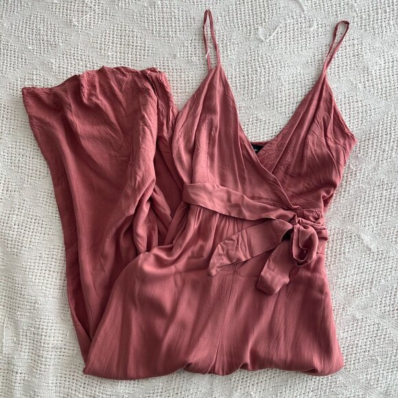 Lulu's Mauve Pink Wide-Leg Jumpsuit - Picture 5 of 5